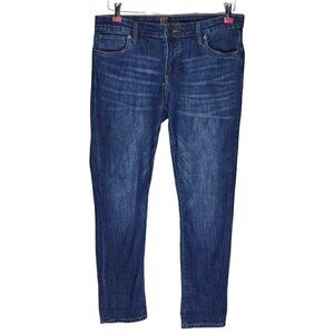 Kut from the Kloth Jeans Size 6 32X32.5 Blue Straight Leg Mid Rise